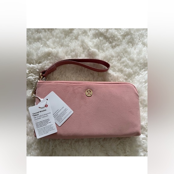 🎉🔥HOST PICK 🔥🎉2/$140❤️ Lululemon Curved Wristlet Velour❤️NWT❤️ - Picture 6 of 11